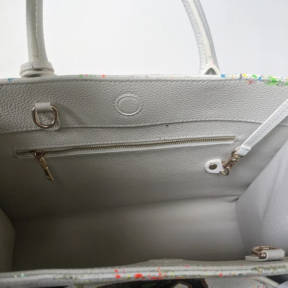 Anca Barbu Sophia Chakras Bright NWOT Handbag Purse Bag Top Handle - Picture 16 of 16